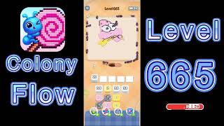 Colony Flow Level 665 Walkthrough | All Gameplay Solution | Go Answer