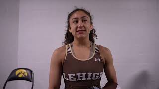 Audrey Jimenez (Lehigh) Quarterfinals Interview - 2026 NCAA Women's Wrestling Championship