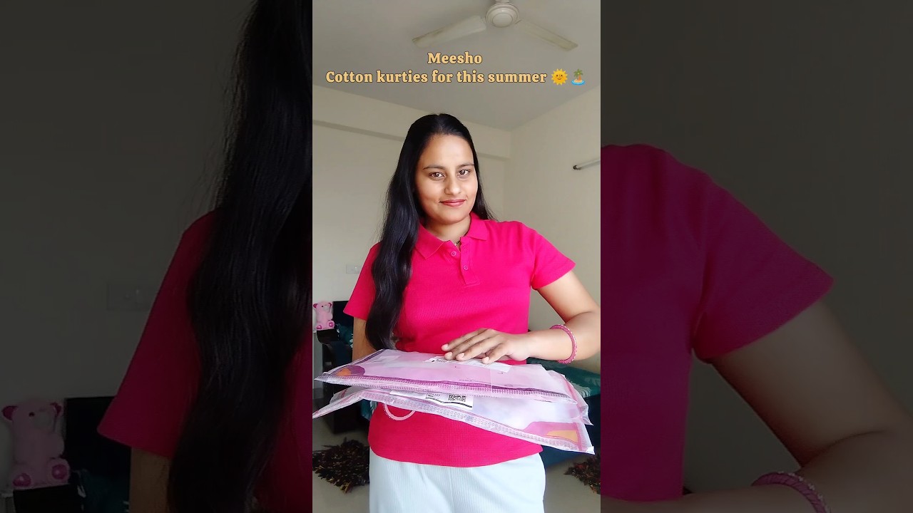 Meesho Comfortable Cotton kurtis for Summer 🏝️🌞