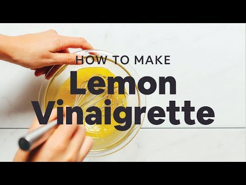 How to Make Lemon Vinaigrette | Minimalist Baker Recipes