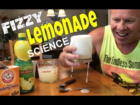 How to make Fizzy Lemonade Science (chemical reaction)