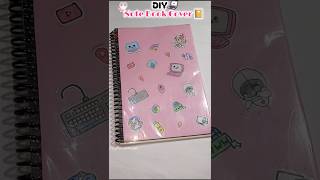 🩷Handmade Sticker Notebook Cover Makeover😍📚|Easy &amp; Aesthetic DIY#craftersimran #diy #viral #shorts