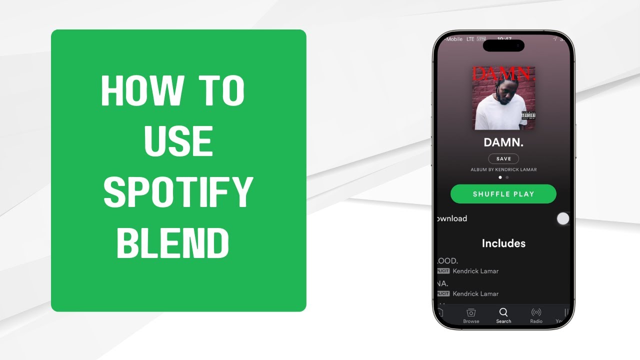How to use Spotify's Hidden Feature for Blend Playlists! (2024)