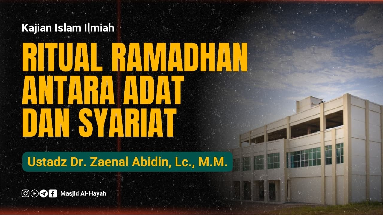 Ustadz Dr. Zaenal Abidin, Lc., M.M. -  