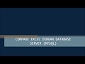 COMPARE EXCEL DENGAN DATABASE SERVER (MYSQL / SQL SERVER)