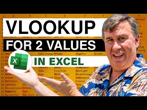 Excel - VLOOKUP for Two Values?: Episode 1642