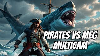 The Remedial Pirates - Sea Of Thieves - Multicam movie - Meg fight and rescue