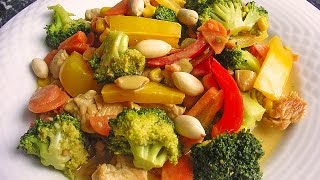 Receta Fitness: Pollo con vegetales