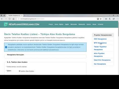 İllerin Telefon Kodları Listesi – Türkiye Alan Kodu Sorgulama