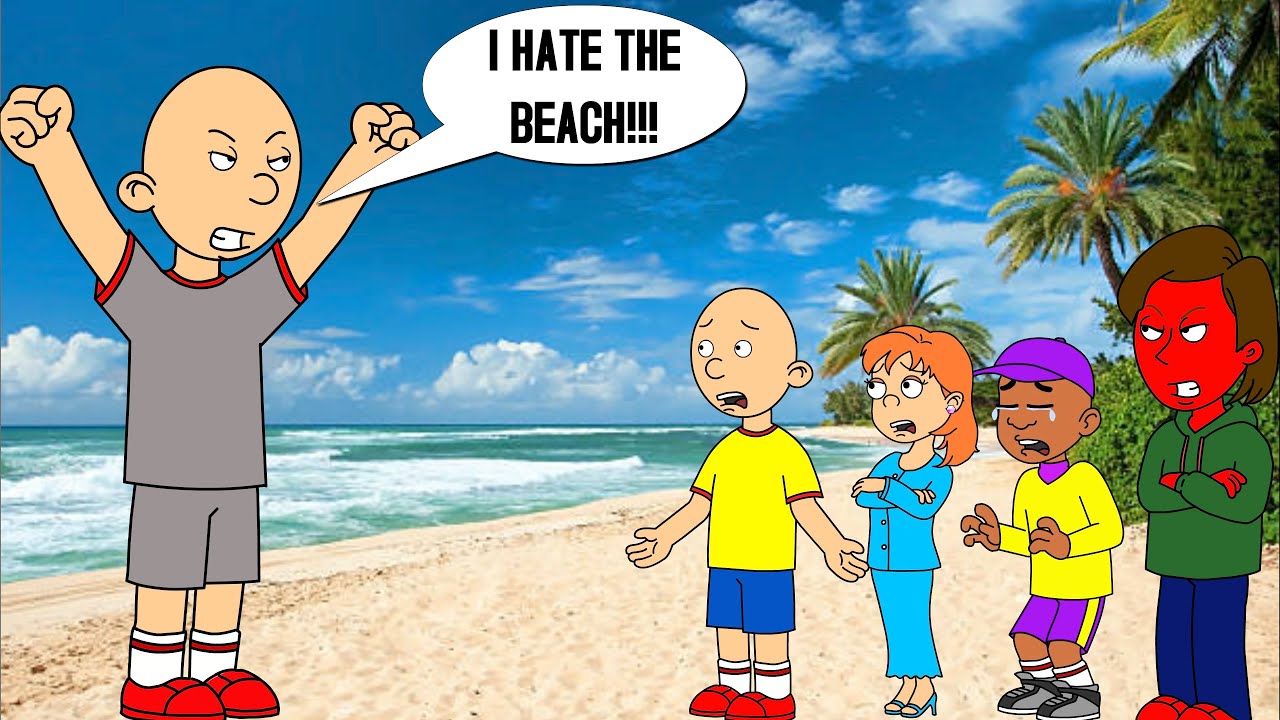 Classic Caillou Misbehaves on the Trip to the Beach/Grounded