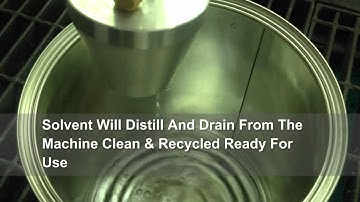 Solvent Recycler - Onsite Demo Of USD-45XPE