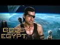 'Horus & Ra Prepare for the End of the World' Scene | Gods of Egypt | Nikolaj Coster-Waldau