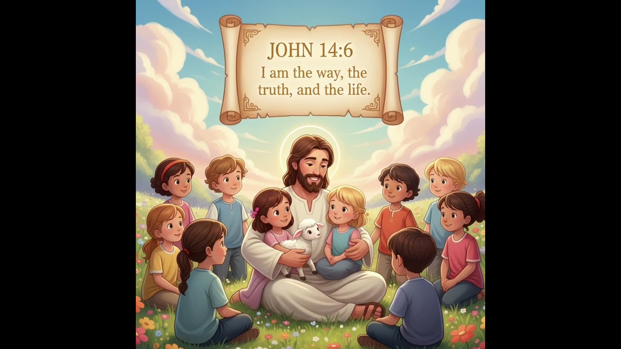 Jesús está conmigo 💤 | Canción cristiana suave para dormir niños 🌙✨