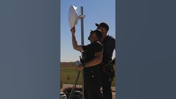 Building a 500Mbps internet connection for a customer in Rural Sask #wisp #spyr #internet #canada