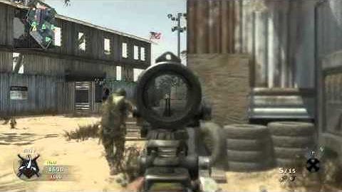 Black Ops - TDM - Firing Range - Camper take out
