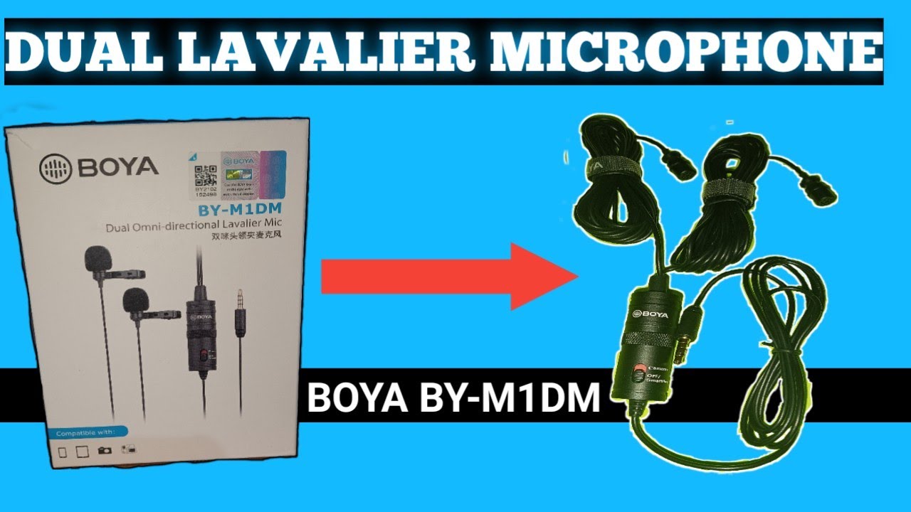 Dual lavalier microphone BOYA BY-M1DM