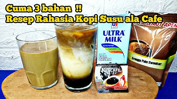 Thumbnail of RESEP RAHASIA !! ES KOPI SUSU GULA AREN ALA CAFE | Cuma 3 bahan tanpa mesin