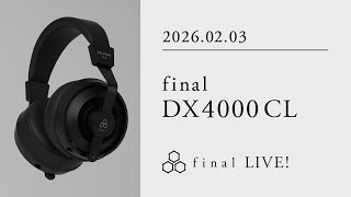 新密閉型ヘッドホン🎧】final DX4000CL 回【final LIVE！】 - YouTube