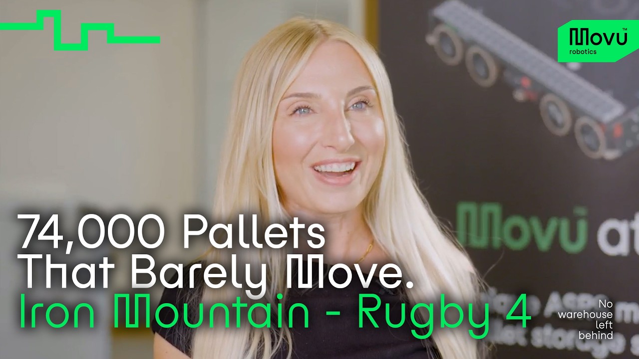 Why Iron Mountain built Rugby 4 around pallets that barely move | Movu Robotics