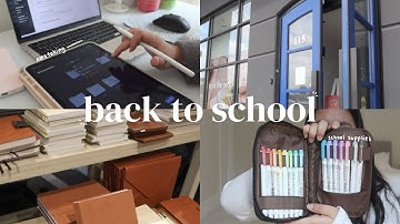 BACK TO SCHOOL: prep for a new semester, getting organized, google calendar, notion, planner set up