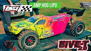 “Losi 5IVE‑T Electric Conversion (Cobra 5 HV12S 680kV) — First Track Test & Impressions”