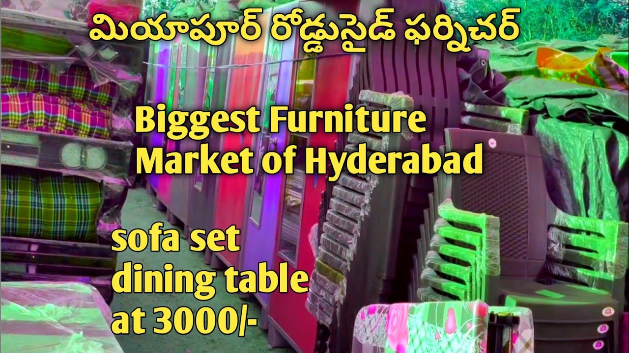The Best Roadside Furniture Market in MiyapurCheap and BestMust visit