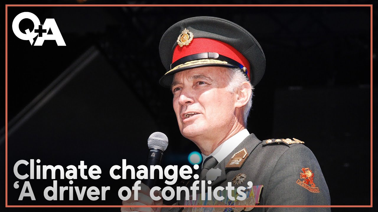 Why climate change poses massive security risk - 'The Climate General' | Q+A 2024