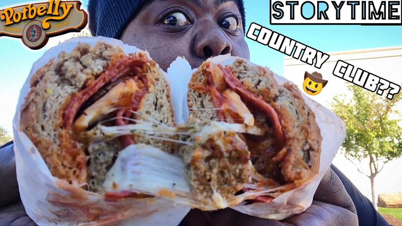 ИСТОРИЯ: В ЗАГОРОДНЫЙ КЛУБ ВПЕРВЫЕ!🤠🤣 Мукбанг от Potbelly!🥪🍕🤤