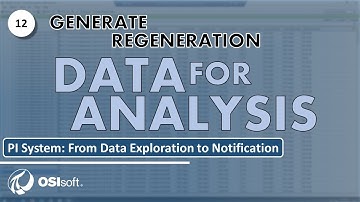 Data Exploration to Notification - Generate Regeneration Data for Analysis