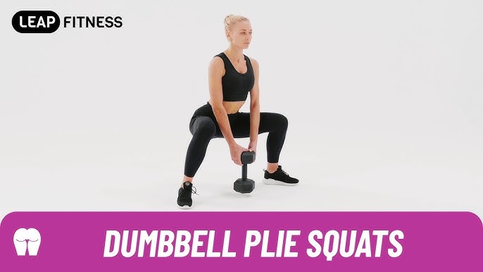 The Benefits Of Plie Dumbbell Squats For Your Lower Body