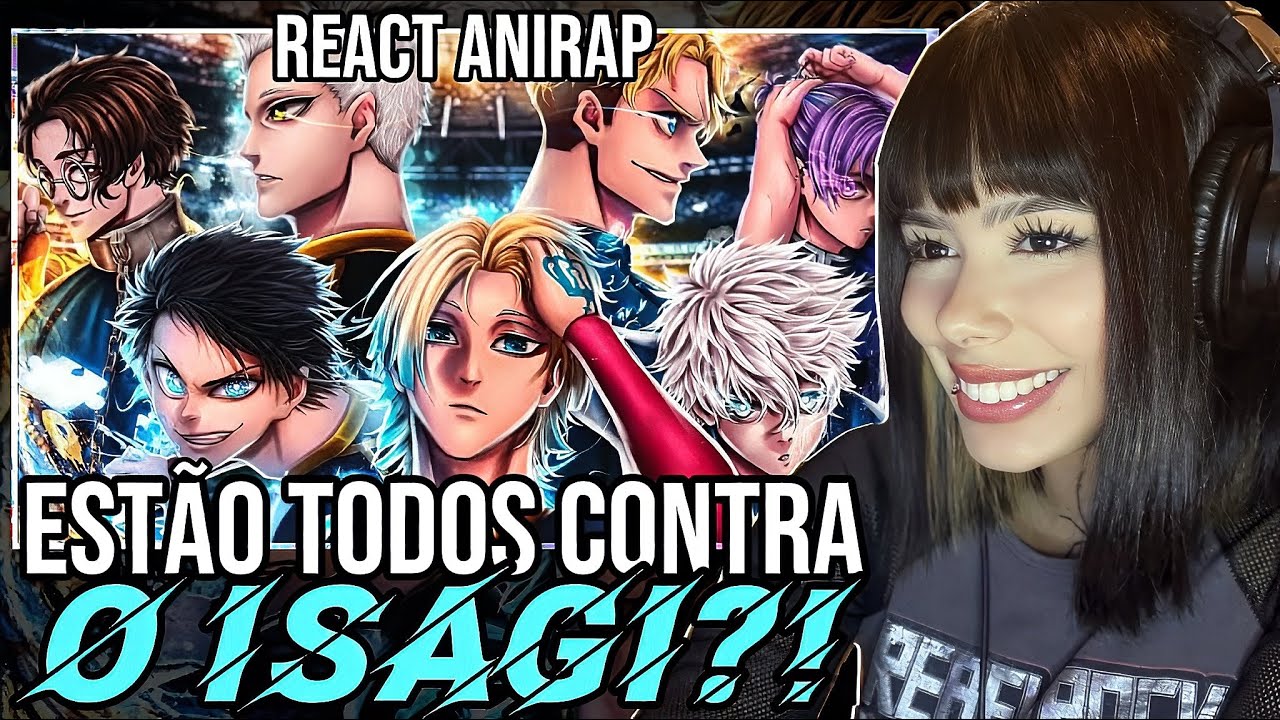 REACT EVY | ♪ Bastard X Manshine City (Blue Lock) | Liga Neo Egoísta PT 2 | AniRap