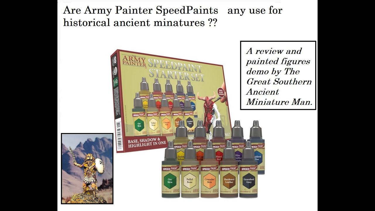 Painting an entire miniature using The Army Painter's Speed Paints 