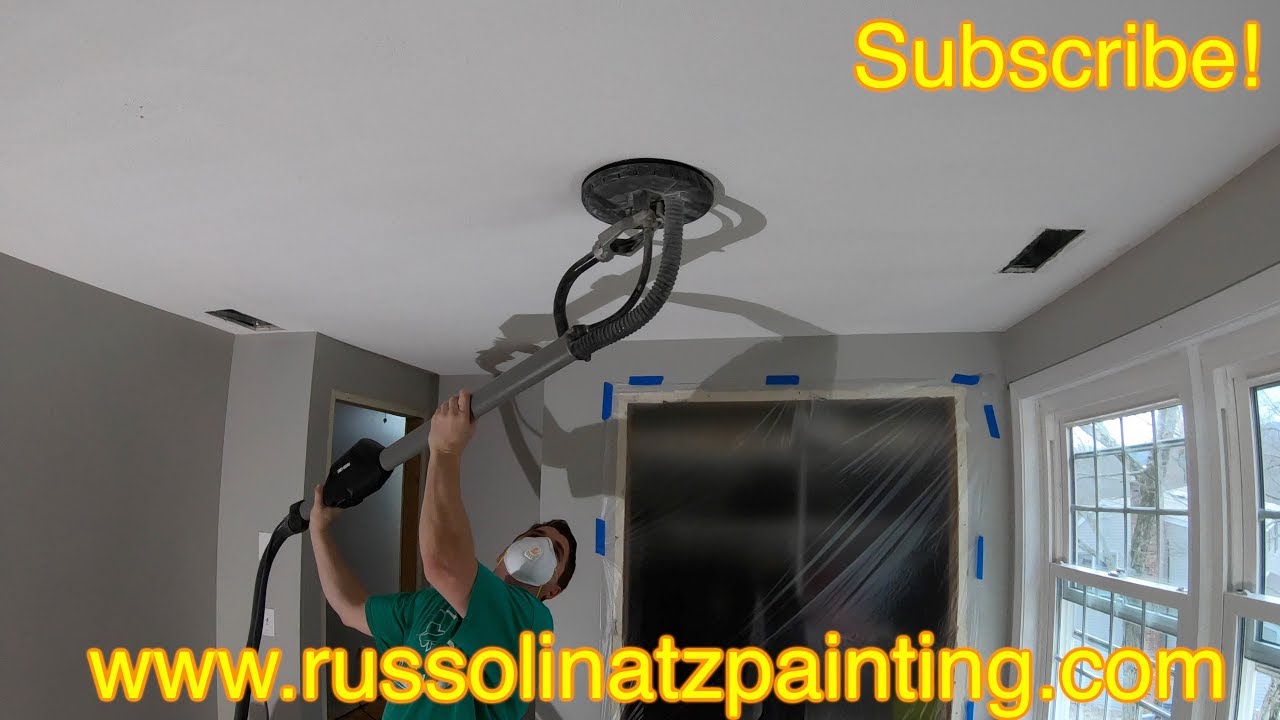 Popcorn Ceiling Removal Skim Coating Part 1 Youtube