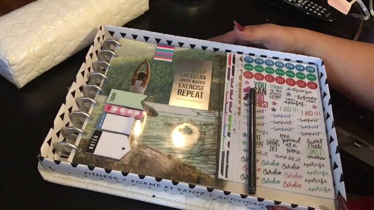 Unboxing The Happy Planner Fitness Edition YouTube