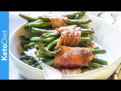 Keto Diet: Sweet & Spicy Prosciutto Wrapped Green Beans