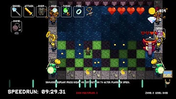 Crypt of the Necrodancer || My first Monk Clear (Controller) 19:19.00