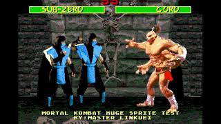 Mega Drive Demo #8 - Mortal Kombat Sprite Test by Master Linkuei [Mega Everdrive Pro] [Mega SG]