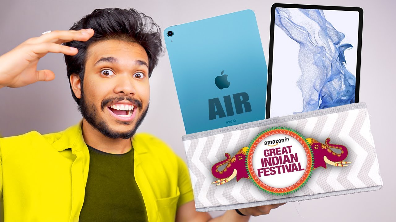 iPad Air M1 , Samsung Galaxy Tab S8 * Amazon Great Indian Sale * - YouTube