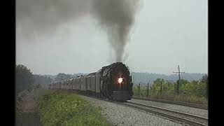 Norfolk & Western 1218 steam train (clip)
