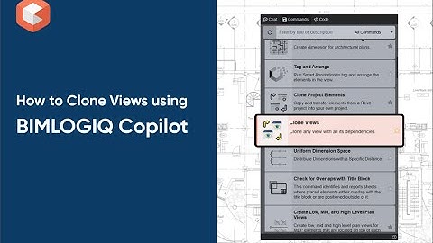Clone Views in Revit with Detailing Using BIMLOGIQ Copilot