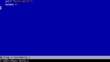 Writing FreeDOS programs in C (let