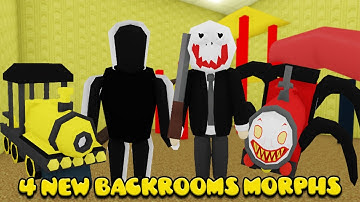 HOW TO GET NEW 4 MORPHS in Backrooms Morphs - ROBLOX - UPDATE