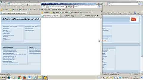 Window Delivery Accountable Mails and eMO