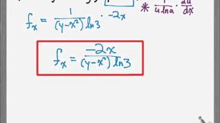 Partial Derivatives Practice