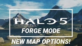 Halo 5 Forge: NEW MAP OPTION SETTINGS!!