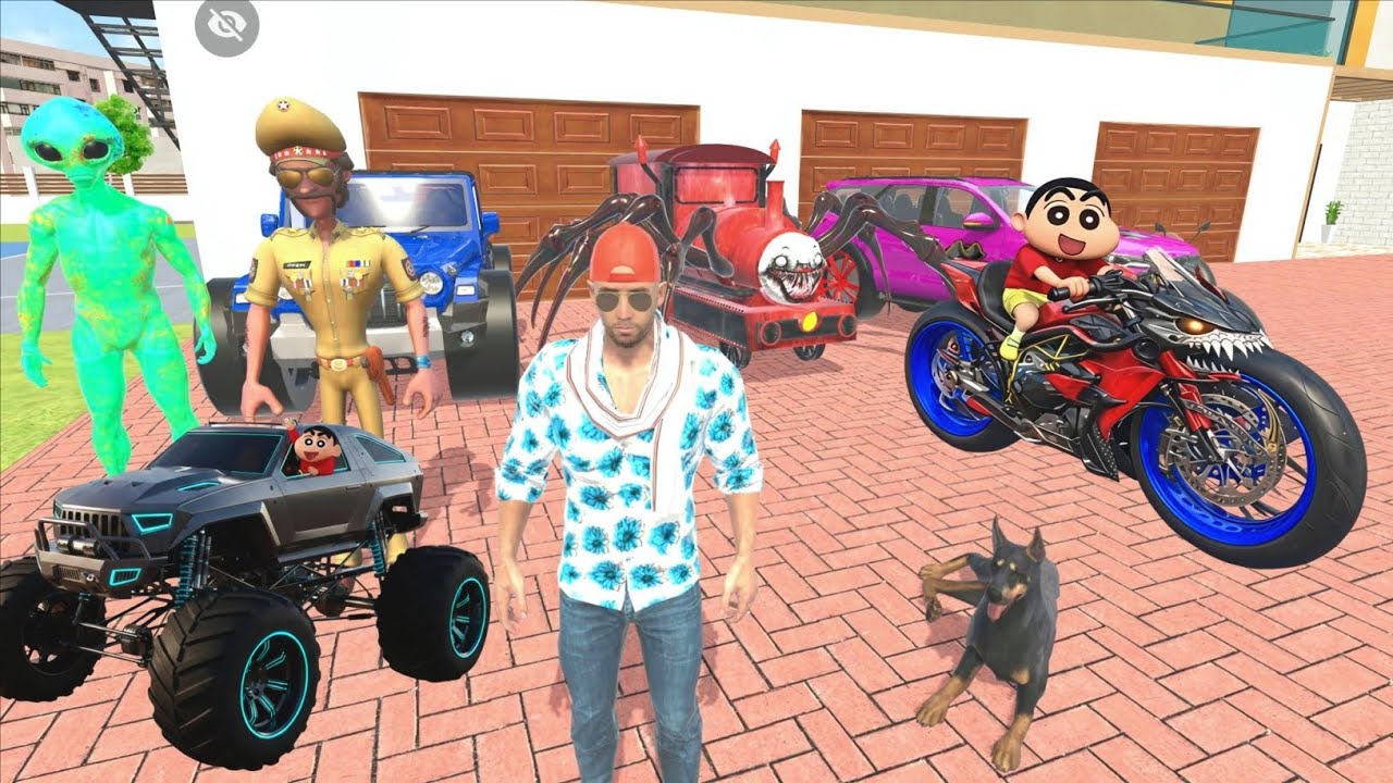 🥳 Shinchan ke liye cho cho charles car 🤯 | indian theft auto simulator 😎 |