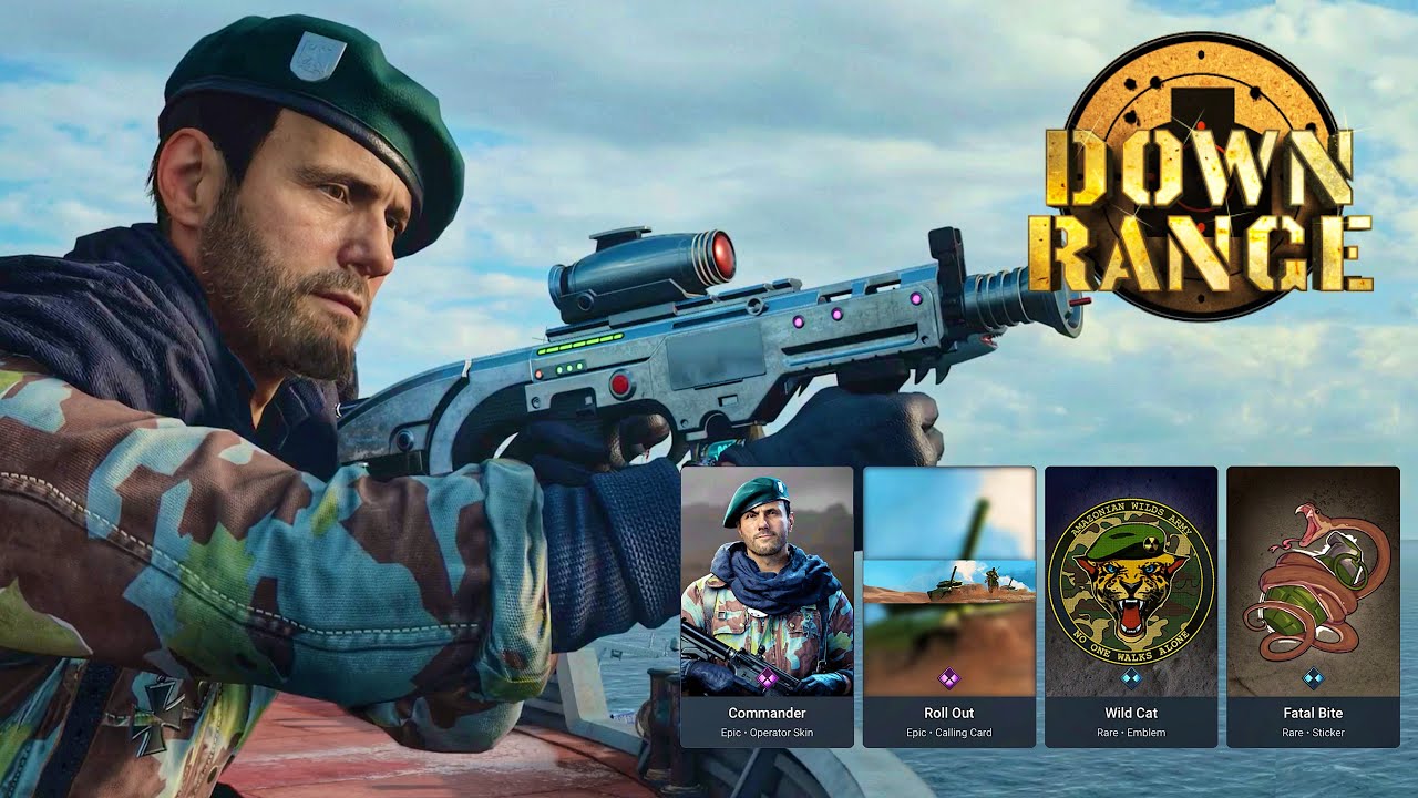 UNRELEASED! DOWN RANGE Beck Commander Operator Bundle | SEASON 4 Black Ops Cold War & Warzone