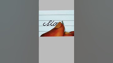 How to write Mahi in cursive handwriting