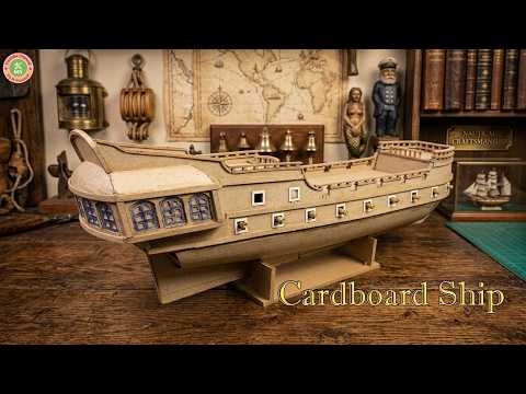 Scratch building a 17th-century galleon from cardboard - Part 1 : Detailed Hull Construction