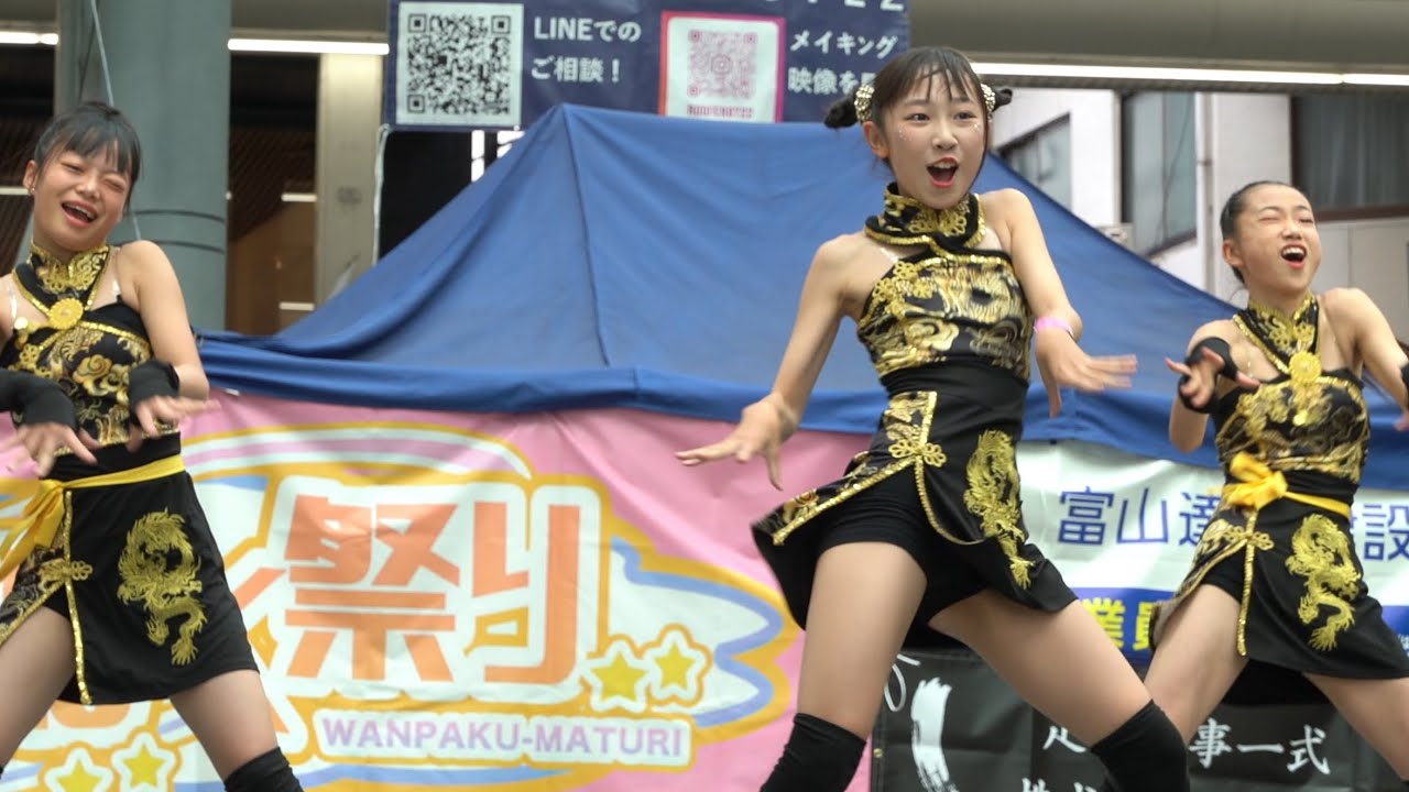 【Sub📷】可愛いチャイナ衣装でのパフォーマンス【Fes③ ①】 --Very cute girl's dance performance